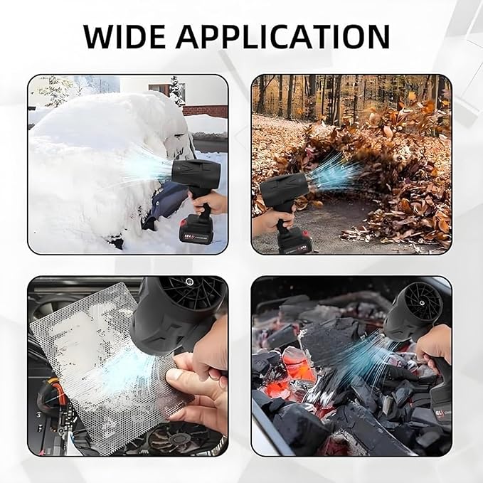 Cordless Leaf Blower with 2X 48V Batteries for Lawn Care and Patio Use