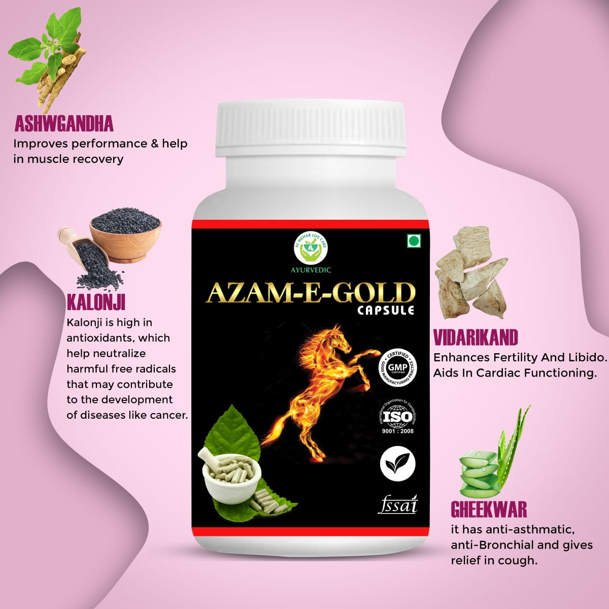 Azam-E-Gold Ayurvedic Capsule