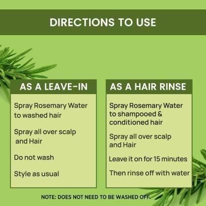 Rosemary Water, Hair Spray For Regrowth