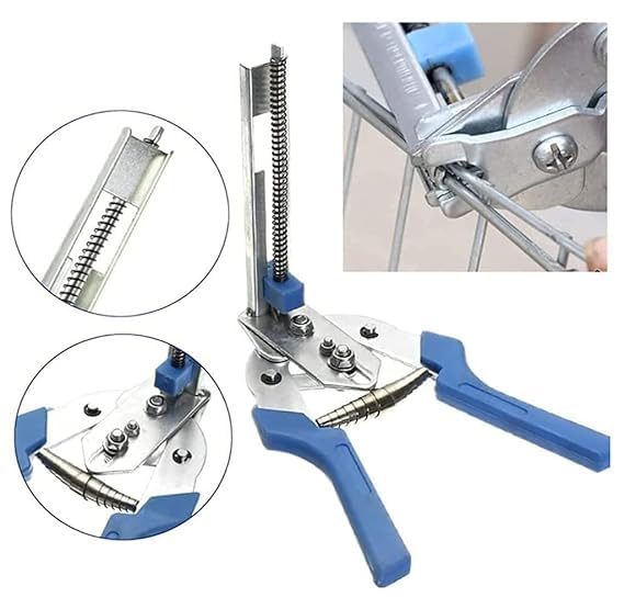 Type M Nail Ring Pliers Kit – Heavy Duty Hog Ring Pliers with 1200 M-Type Nails