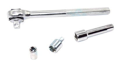 52.com Precision Socket Wrench Set Silver - 40 Pieces