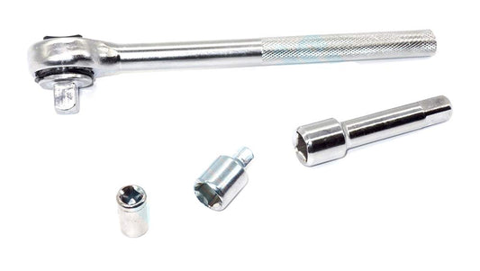 52.com Precision Socket Wrench Set Silver - 40 Pieces