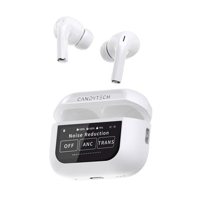 Air Space Screen TWS, ANC (32dB), Smart Touch Display True Wireless Buds