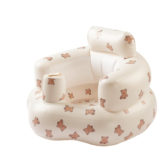 Infant Safety Support, Blow Up Baby Floor Seat with Built in Air Pump