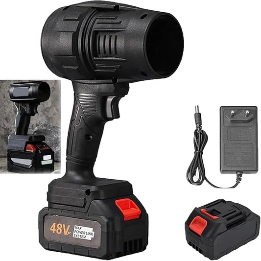 Cordless Leaf Blower with 2X 48V Batteries for Lawn Care and Patio Use