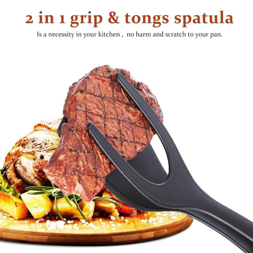 2 In 1 Grip Flip Tongs