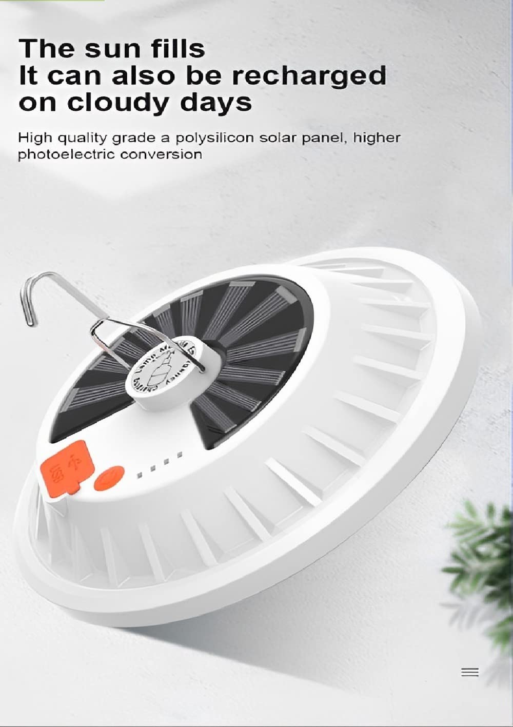 2 in 1 Folding Solar Lamp