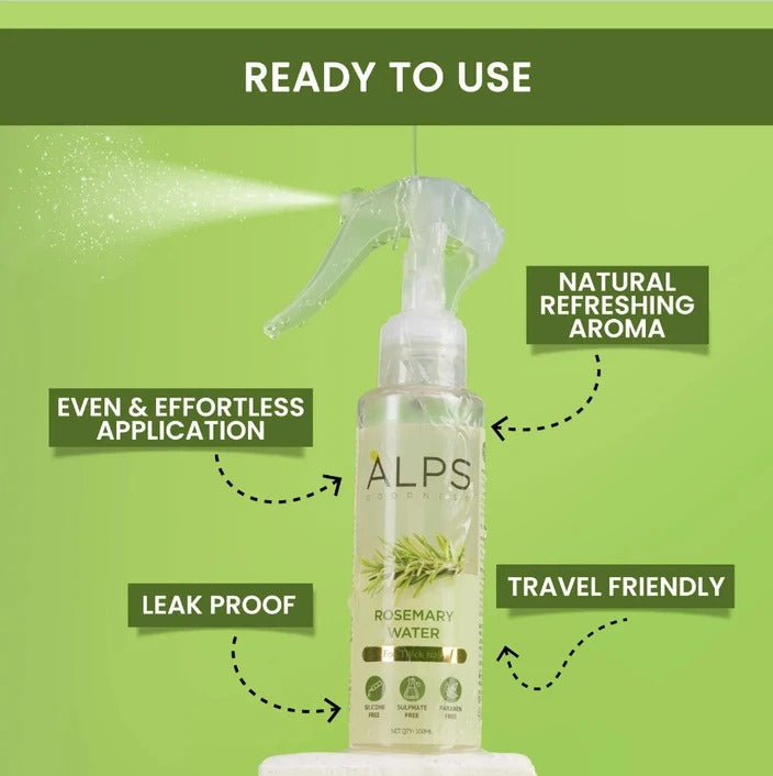 Rosemary Water Hair Spray for Regrowth (Pack of 2)