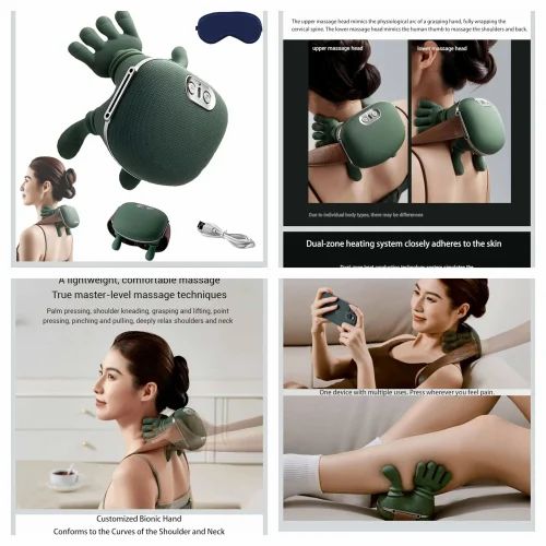 Smart Electric Neck & Shoulder Massager with Heating | Deep Tissue Pain Relief