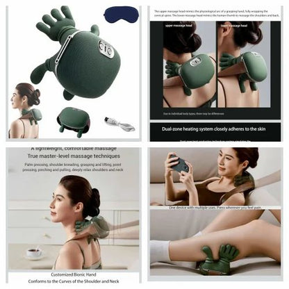 Smart Electric Neck & Shoulder Massager with Heating | Deep Tissue Pain Relief