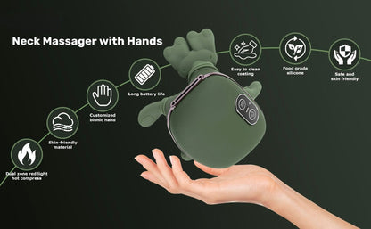 Smart Electric Neck & Shoulder Massager with Heating | Deep Tissue Pain Relief