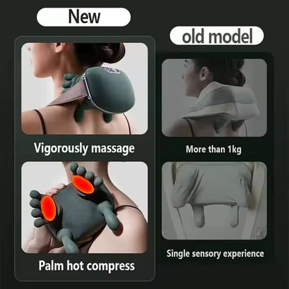 Smart Electric Neck & Shoulder Massager with Heating | Deep Tissue Pain Relief